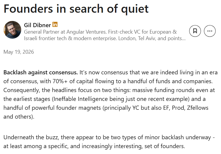 Gil Dibner tweet media