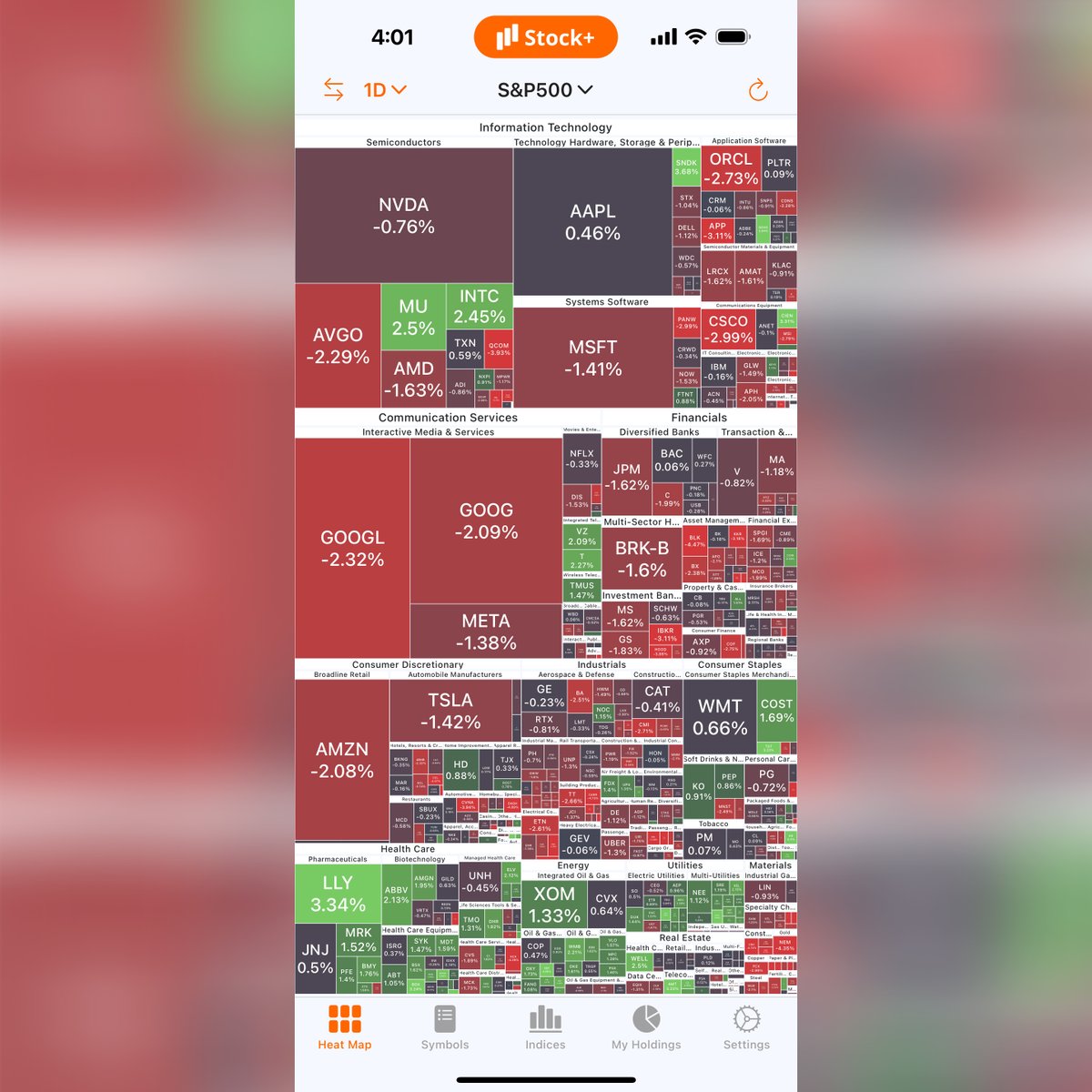 Stock+: Stock & Crypto Market Heat Map tweet media