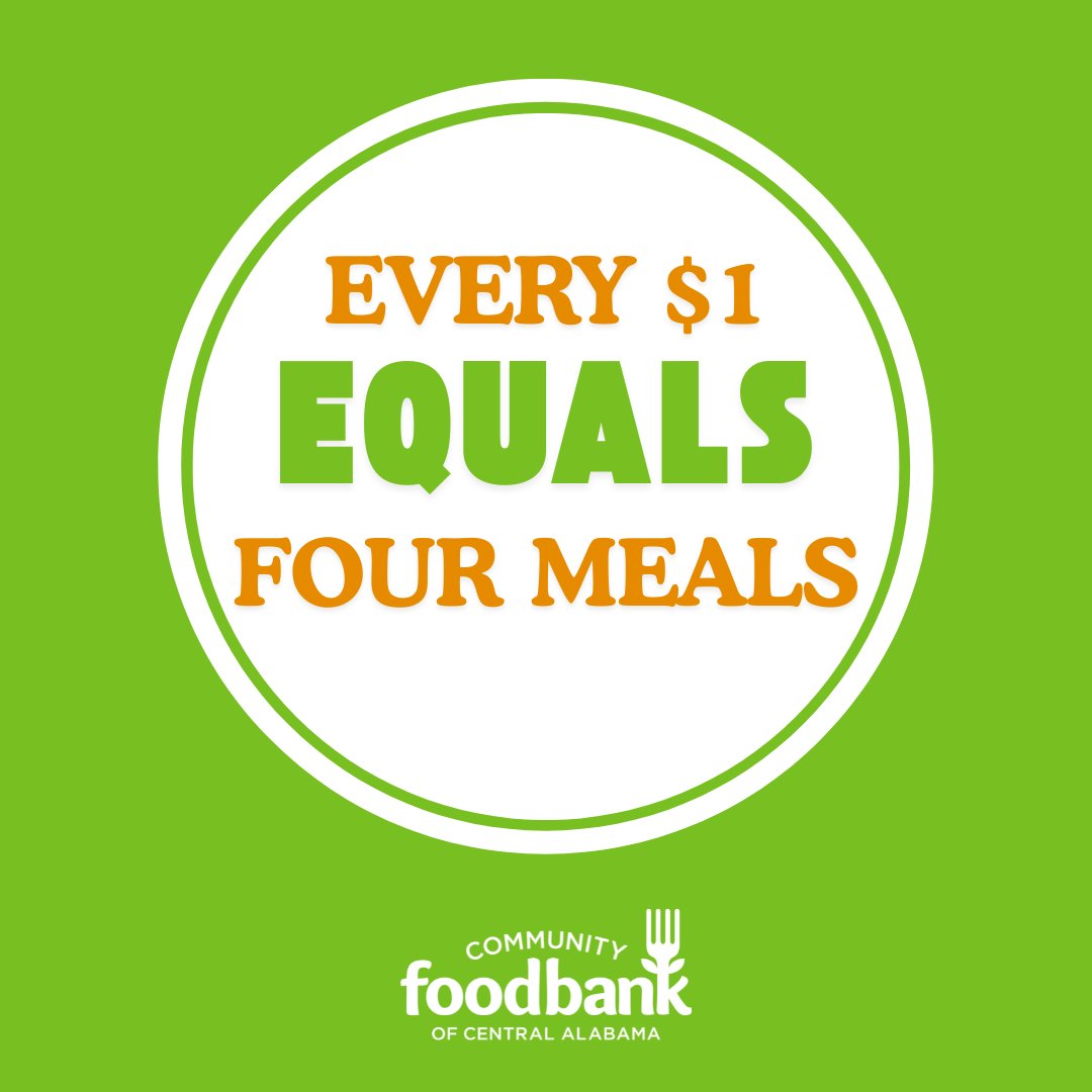 feedingAL's tweet photo. When you give to the Community Food Bank of Central Alabama, you help provide meals for children, seniors, and families across our 12-county service area.

Every gift helps move food quickly and safely to neighbors facing hunger.

Give today at https://t.co/NY4UbEEmFD. https://t.co/FM75kSqt1a