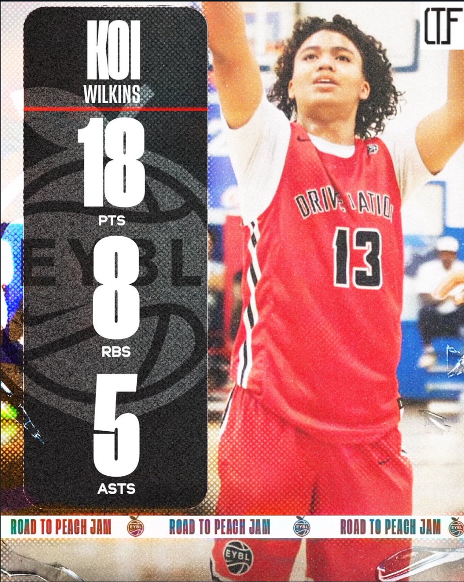 KoiWilkins23's tweet photo. 18 pts 8 rebounds and 5 assists at Eybl session 2 in Memphis. https://t.co/Xk1a2CwMIM