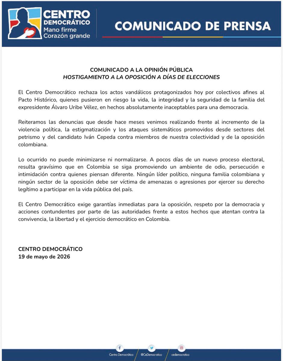 ÚltimaHoraCaracol tweet media