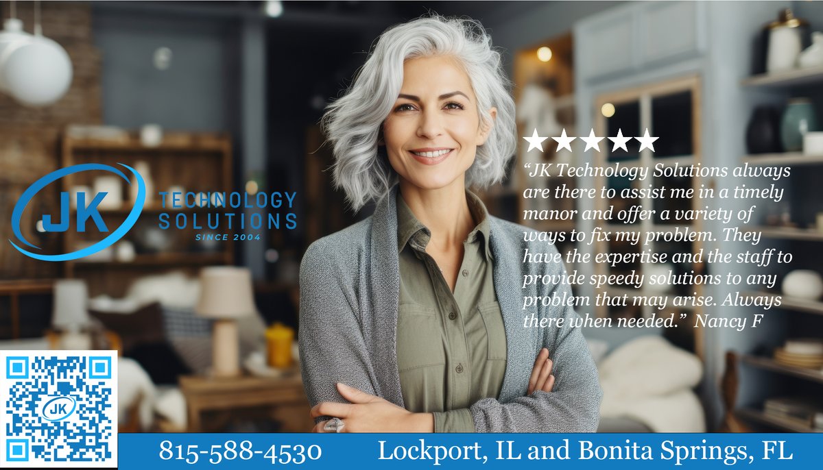 _JKComputers's tweet photo. “Always there when needed.”
That’s the goal every day at JK Technology Solutions.
Fast support. Experienced staff. Reliable solutions.
📍 Lockport, IL | Bonita Springs, FL
 📞 815-588-4530
#ManagedIT #ITSupport #Cybersecurity #BusinessTechnology https://t.co/IXnOURFbzv