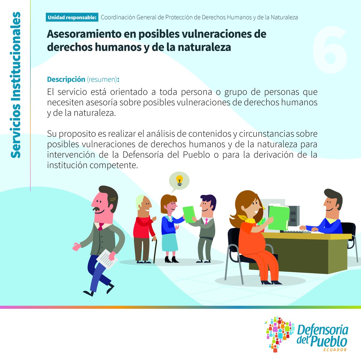 Defensoría del Pueblo de Ecuador tweet media