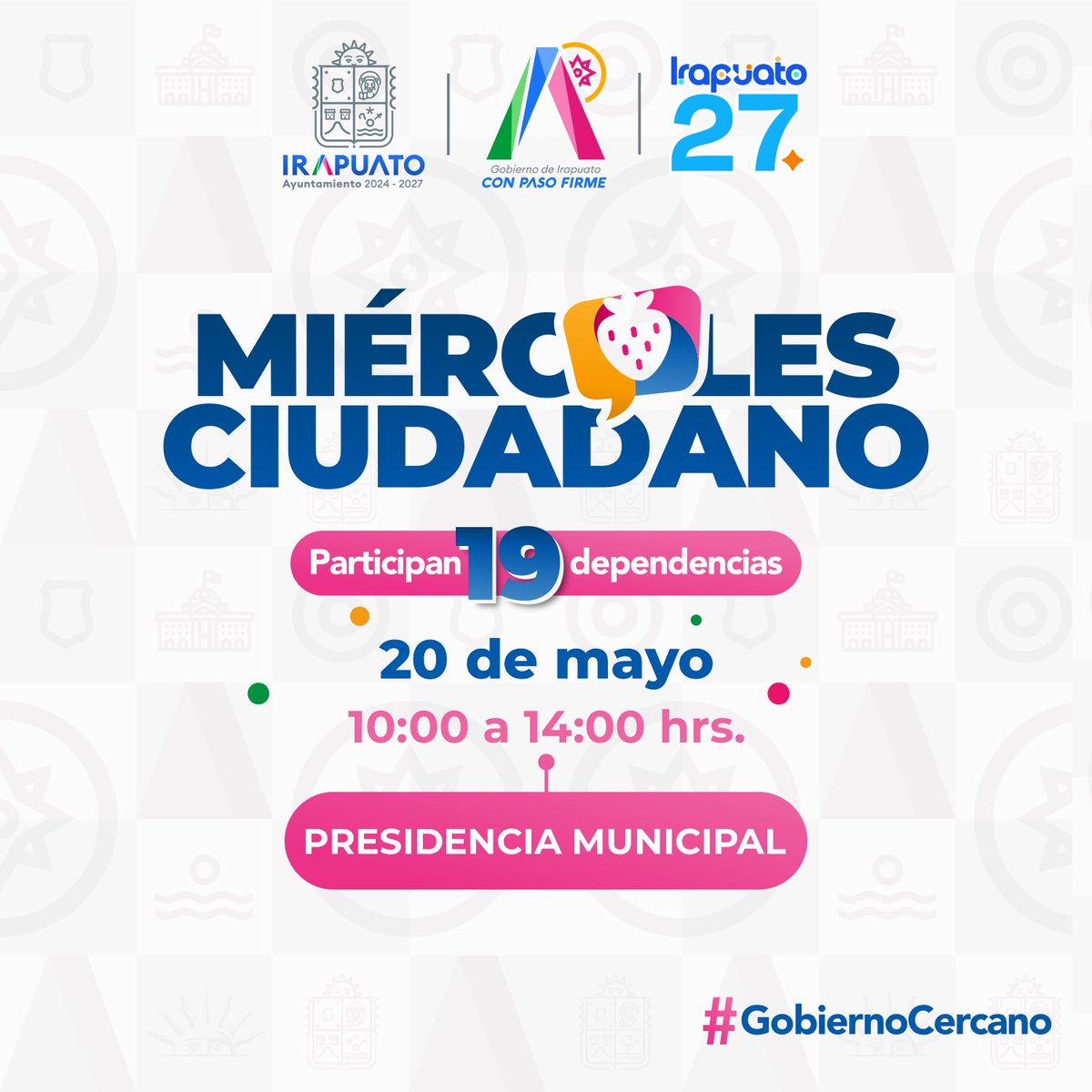 irapuatogob's tweet photo. 🚪💬 En el próximo Miércoles Ciudadano, las puertas están abiertas para escucharte, atenderte y trabajar de la mano contigo.

Porque la cercanía se construye cara a cara, te esperamos en este espacio pensado para dialogar, resolver y seguir haciendo comunidad. 🤝✨

#Irapuato27 https://t.co/jkBFH91Ldr