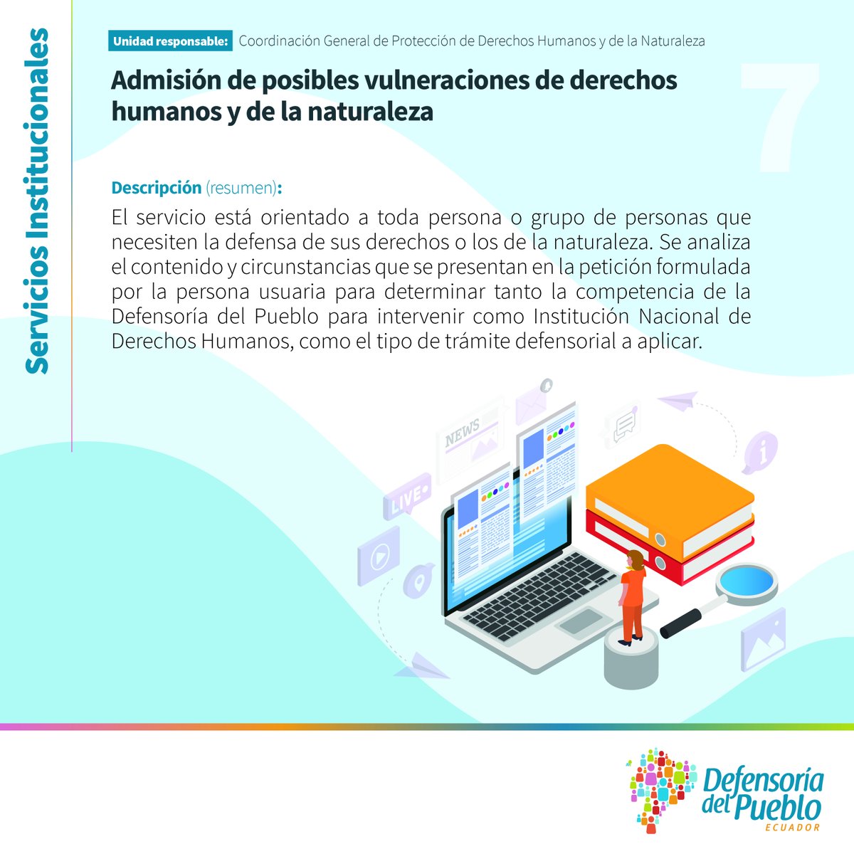 Defensoría del Pueblo de Ecuador tweet media