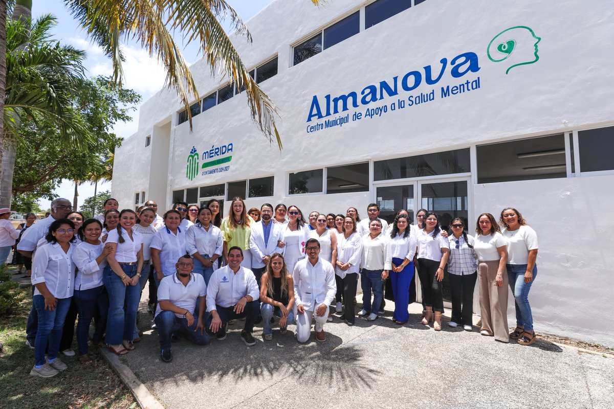 AyuntaMerida's tweet photo. 💙🧠Ciudad Caucel ya tiene un nuevo Centro Municipal de Apoyo a la Salud Mental. 

Las familias de Mérida ya cuentan con atención psicológica gratuita, la alcaldesa @CeciliaPatronL inauguró la nueva sede de “Alma Nova” https://t.co/s0jqUq11Q0