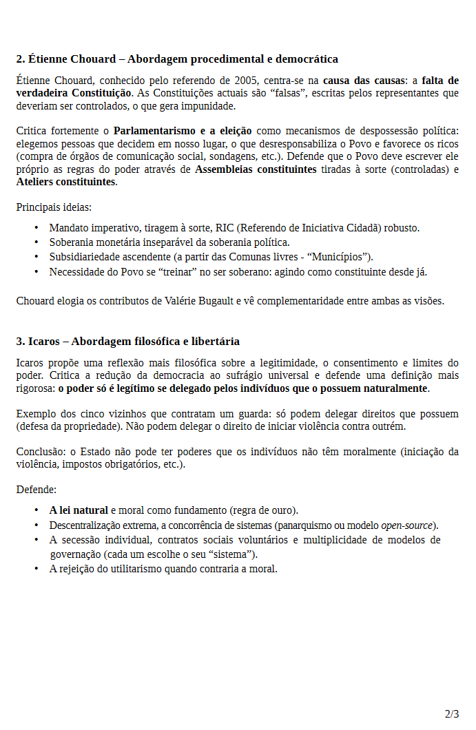 RestaurarPortug's tweet photo. 3 ABORDAGENS PARA O GOVERNO DE AMANHÃ
Com Valérie Bugault, Étienne Chouard e Icaros https://t.co/qUY6cAgPwL https://t.co/lTYv3ZNza4