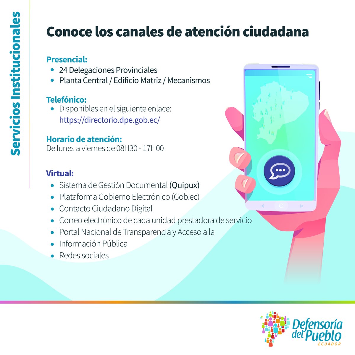 Defensoría del Pueblo de Ecuador tweet media