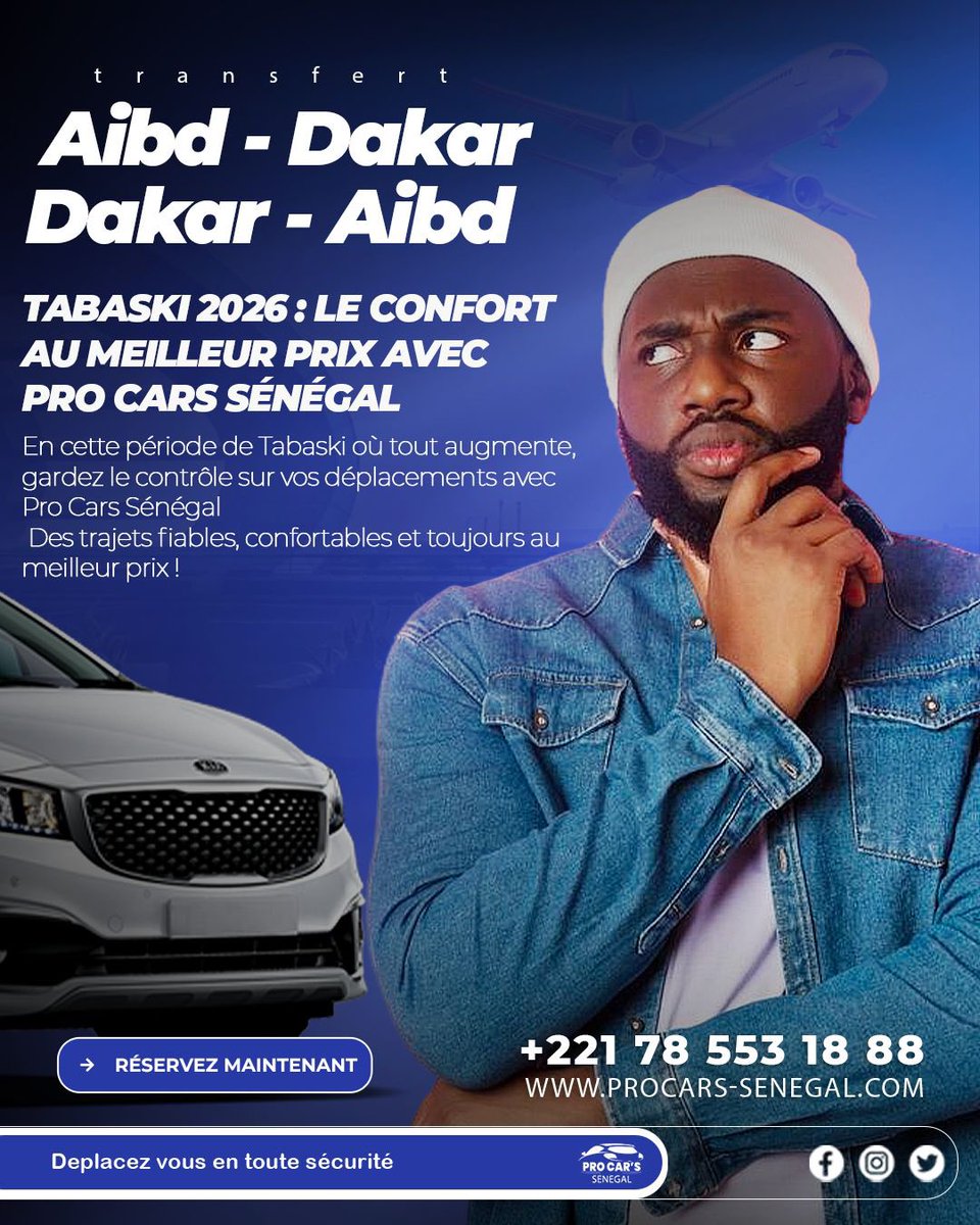 procars_senegal's tweet photo. En cette période de Tabaski où les coûts s’envolent, Pro Cars Sénégal vous assure des déplacements fiables, confortables et toujours accessibles.

→ Réservez dès maintenant

📞 +221 78 553 18 88
🌐 https://t.co/lsQ6t4yHFZ

#tabaski2026 #vtcdakar #dakar #senegal https://t.co/qObT1lgxEM