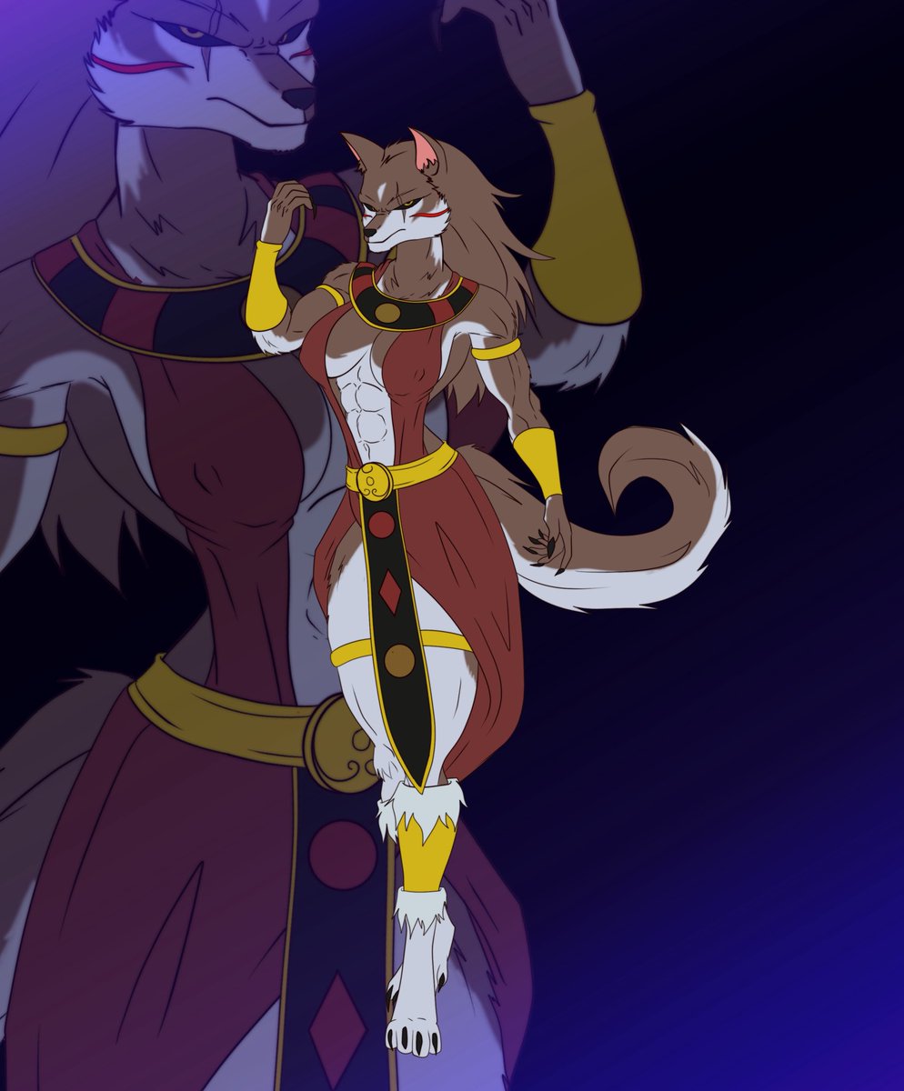 ThatAGurlBlue's tweet photo. Seshka, Goddess of Destruction. 

Seshka is one of the God’s in alignment with Ragna’s universe that is in danger of also facing Yokhan. 

Seshka is a hardened military veteran who became a God of Destruction due to her experience on - https://t.co/uX4Qndt5ua