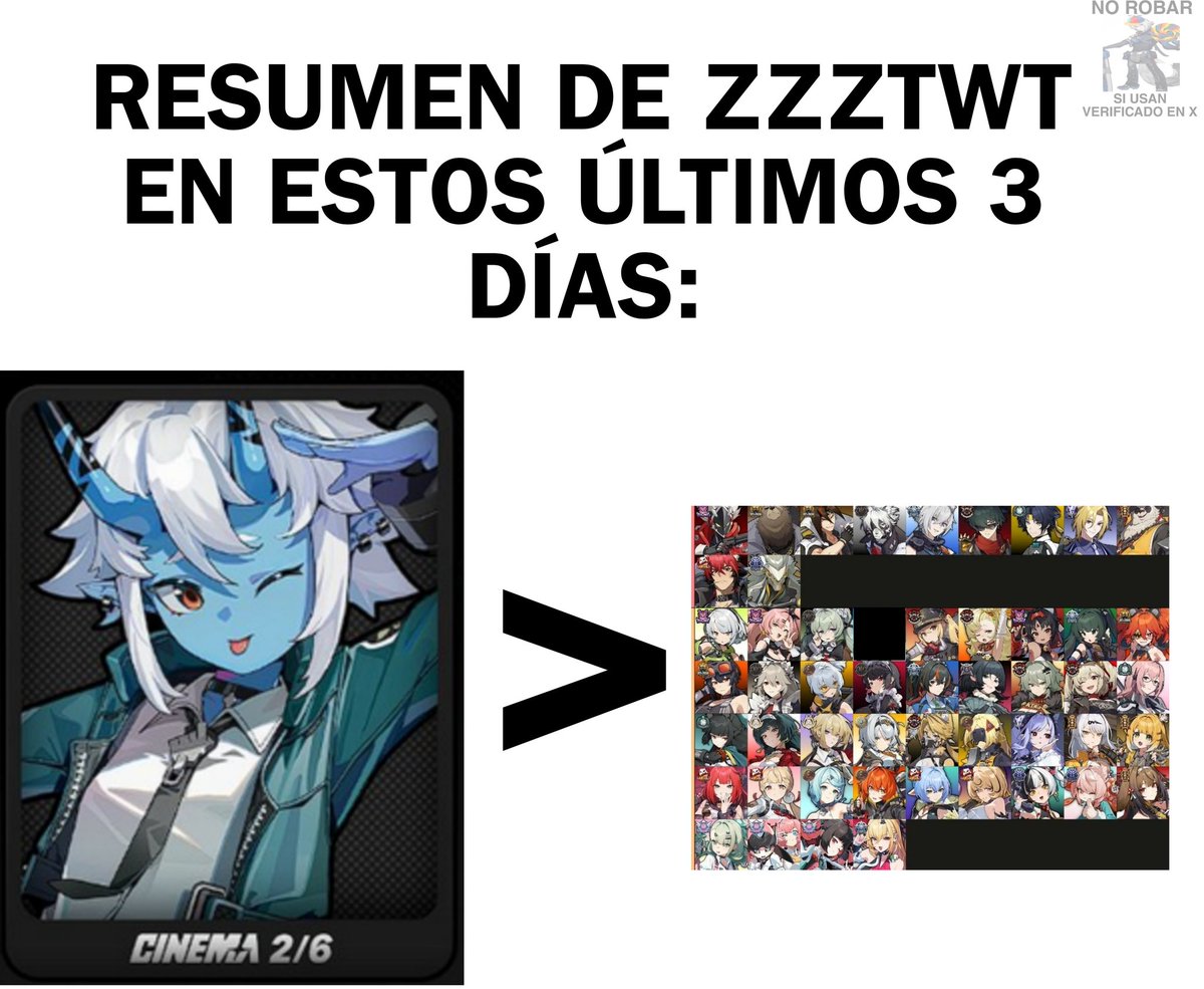 Días sin polémicas en Zenless zone zero tweet media