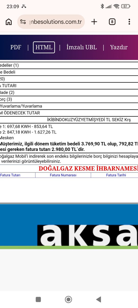BAzkun's tweet photo. @enbair @sarseven Mayıs ve Nisan aylarındaki faturam https://t.co/HsJ0i9TniZ