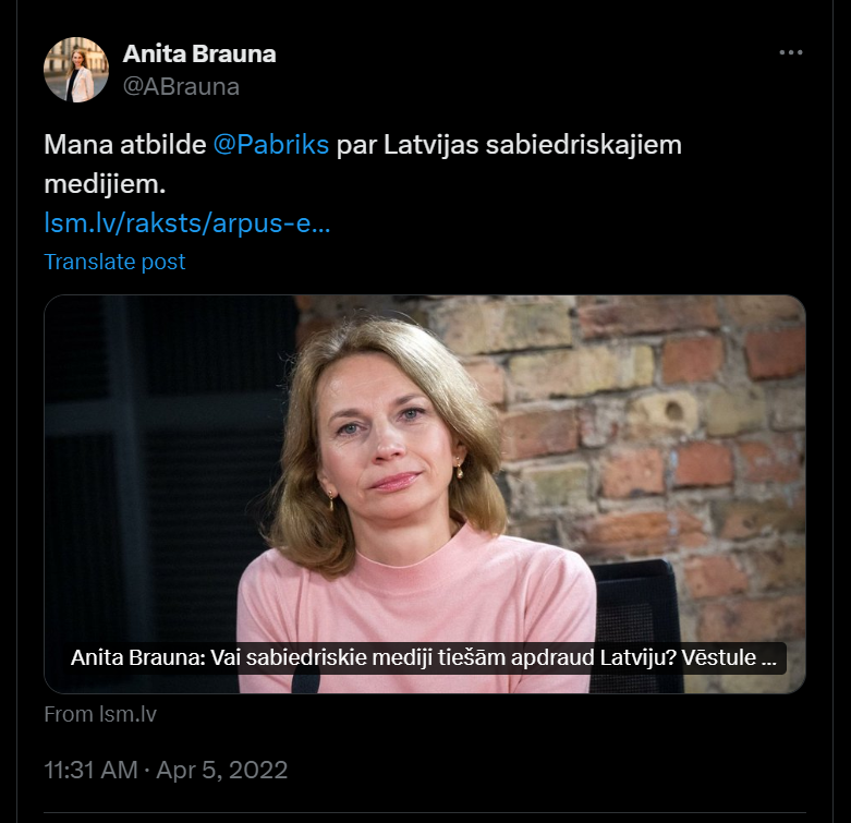 Juris Vējš 🇱🇻🇺🇦 tweet media