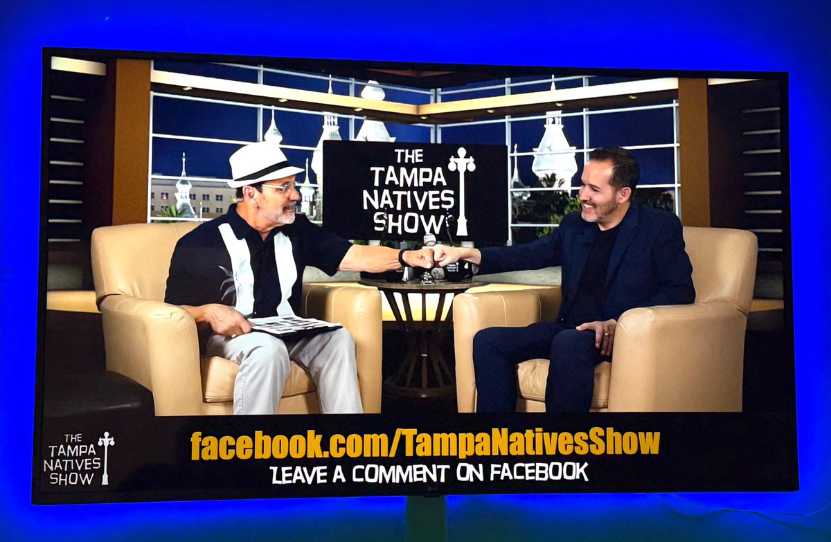 TBAEnet's tweet photo. 🎬 BEHIND THE SCENES: The @TpaNativesShow  🎬
Special guest, Councilman @GuidoManiscalco! 🏛️✨
TBAE Channels Spectrum 636 &amp; Frontier 34:
Fri, May 22 - 11 AM, 5 PM, &amp; 9 PM
Sun, May 24 - 10 AM &amp; 8 PM
Tue, May 26 - 11 AM, 5 PM, &amp; 9 PM

Stream https://t.co/7hhKwoj1HC https://t.co/uNv3xofQpW