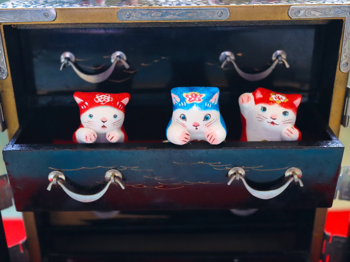 松本浩子　作品　５個セット　入手困難　猫 ねこの引出し10年展 Part1》会期が終了しました。 お越しいただいた