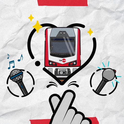 Caltrain tweet media