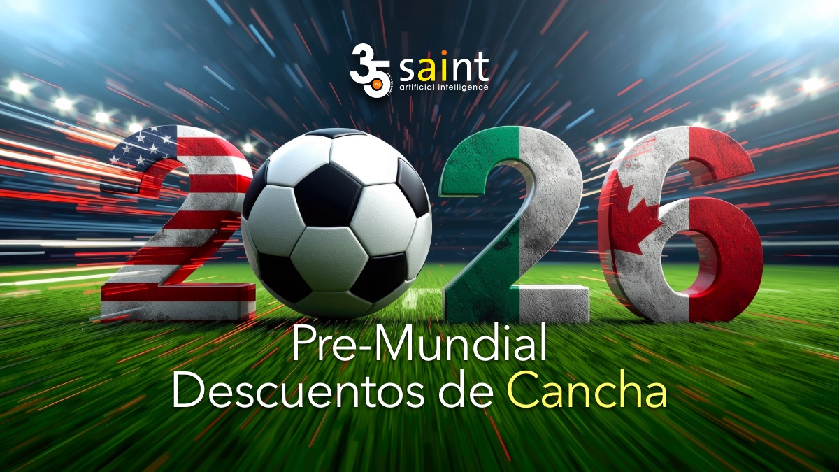 saintnet's tweet photo. 𝐄𝐒𝐏𝐄𝐂𝐈𝐀𝐋 𝐏𝐑𝐄-𝐌𝐔𝐍𝐃𝐈𝐀𝐋 𝟐𝟎𝟐𝟔

Para maximizar sus beneficios, hemos diseñado una jornada excepcional de 24 horas en modo Pre-Mundial 2026.

¿Cuándo? Mañana miércoles 20 de mayo de 2026

¿En qué consiste? Todas las aplicaciones Saint tendrán un costo de un (1) punto menos de su valor actual.
https://t.co/s9gyKPjANT