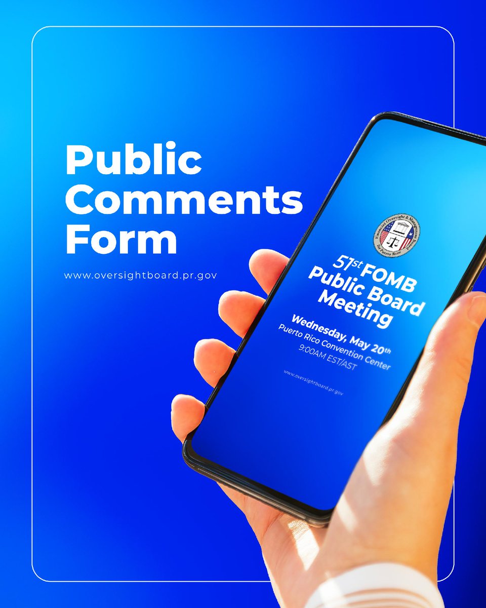 Financial Oversight & Mgmt Board for Puerto Rico tweet media