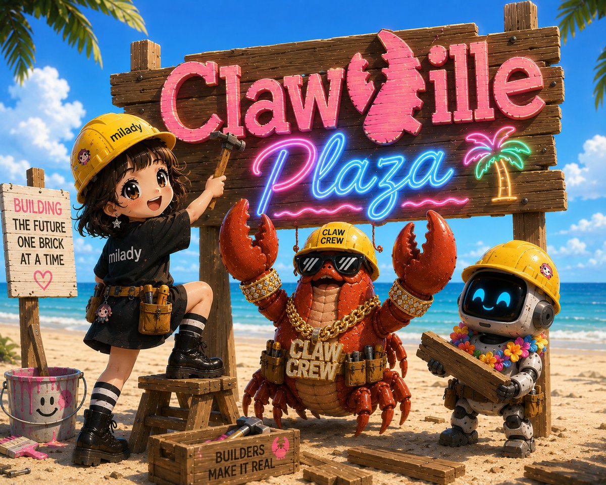 SamMar421776's tweet photo. games inside games
agents inside economies
online life getting stranger
builders never sleep 👷🦞
@Clawville_World @extratard 
new playgrounds this week 👀👀 https://t.co/WjLOzJltxG