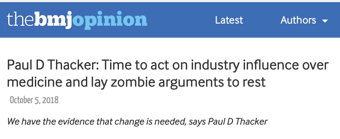 Paul D. Thacker tweet media