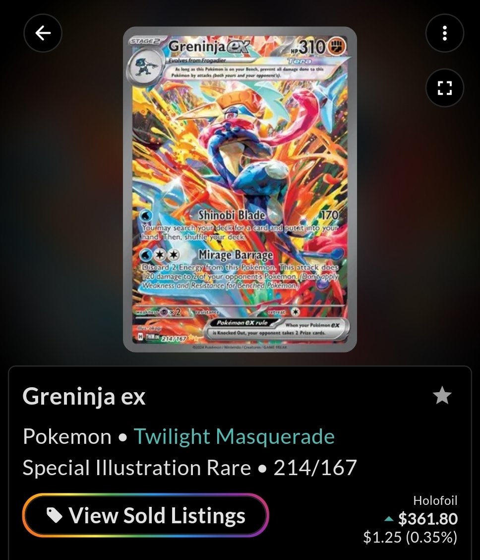 NathanielDao's tweet photo. @StevenxTCG Will be there same as this greninja. https://t.co/oj3Yox3wCa