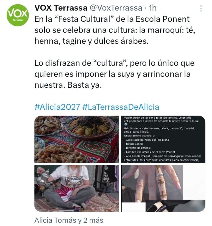 UCFR Terrassa (Unitat Contra Feixisme I Racisme) tweet media