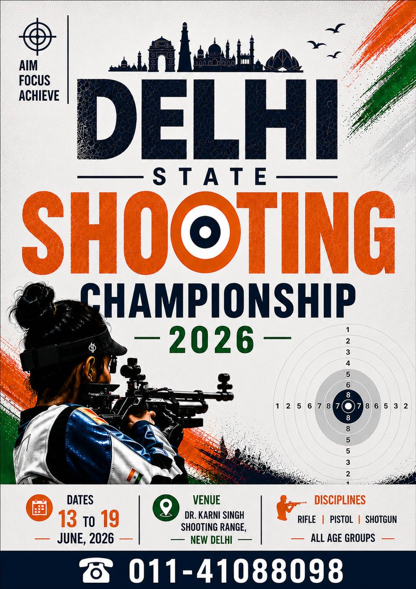 TopGunIndia's tweet photo. Compete at the iconic Dr. Karni Singh Shooting Range and test your skills against the finest shooters from across Delhi. ☎️ 011-41088098 https://t.co/eF7eqbNcIt