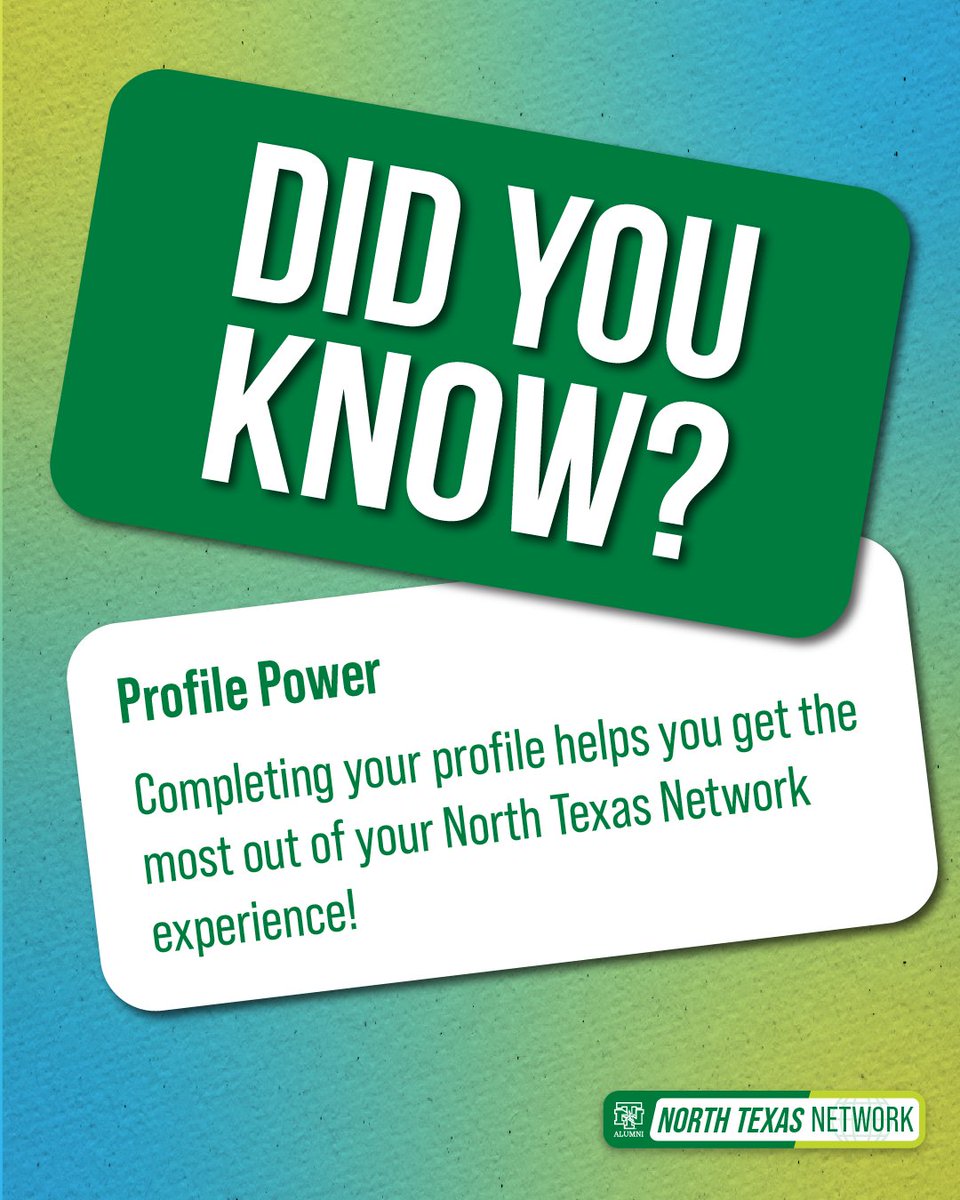 UNT Alumni Assoc. tweet media