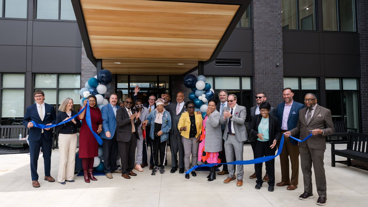 TCBCommunities's tweet photo. Milestone in May! @187896057902848 ,the @97728096961 and @312521445521138 celebrate the grand opening of Woodhill Station East, 3rd phase of the Buckeye-Woodhill Choice Transformation in Cleveland - delivering 64 new homes continuing the momentum of neighborhood revitalization! https://t.co/TENW4J28Zd