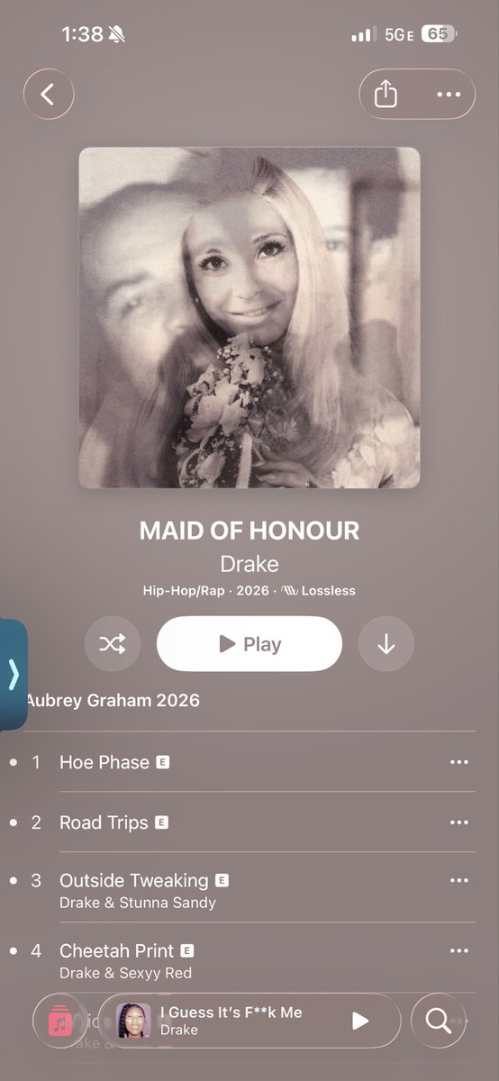 _bryanz33's tweet photo. Is the Maid of Honour album cover a reply to Kendrick’s “meet the grahams” https://t.co/DfGNz2uurp