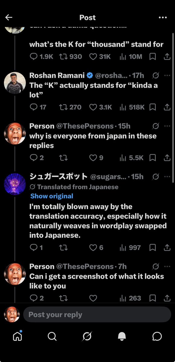 Person tweet media