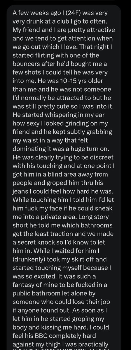 Dirty confession tweet media