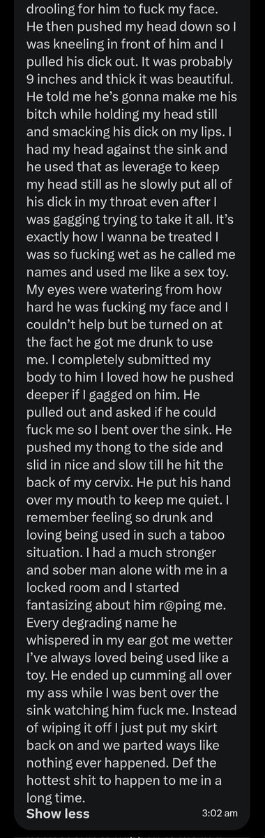 Dirty confession tweet media