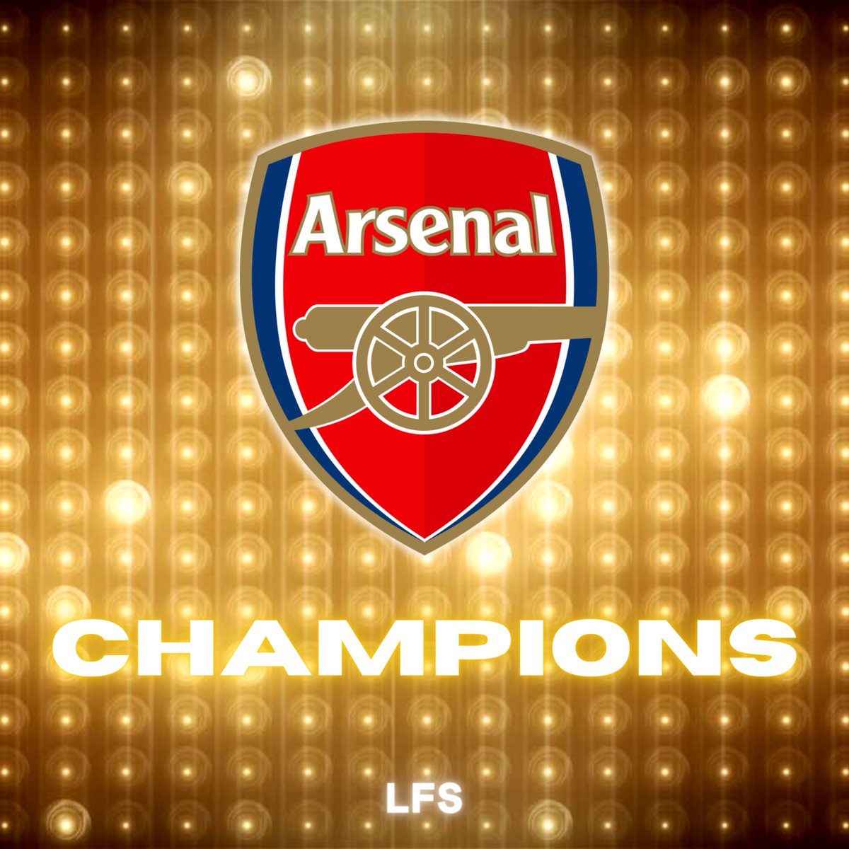 LFStreams2's tweet photo. ARSENAL ARE PREMIER LEAGUE CHAMPIONS!!

#Arsenal #PremierLeague #LFS https://t.co/amhW4pjqkr