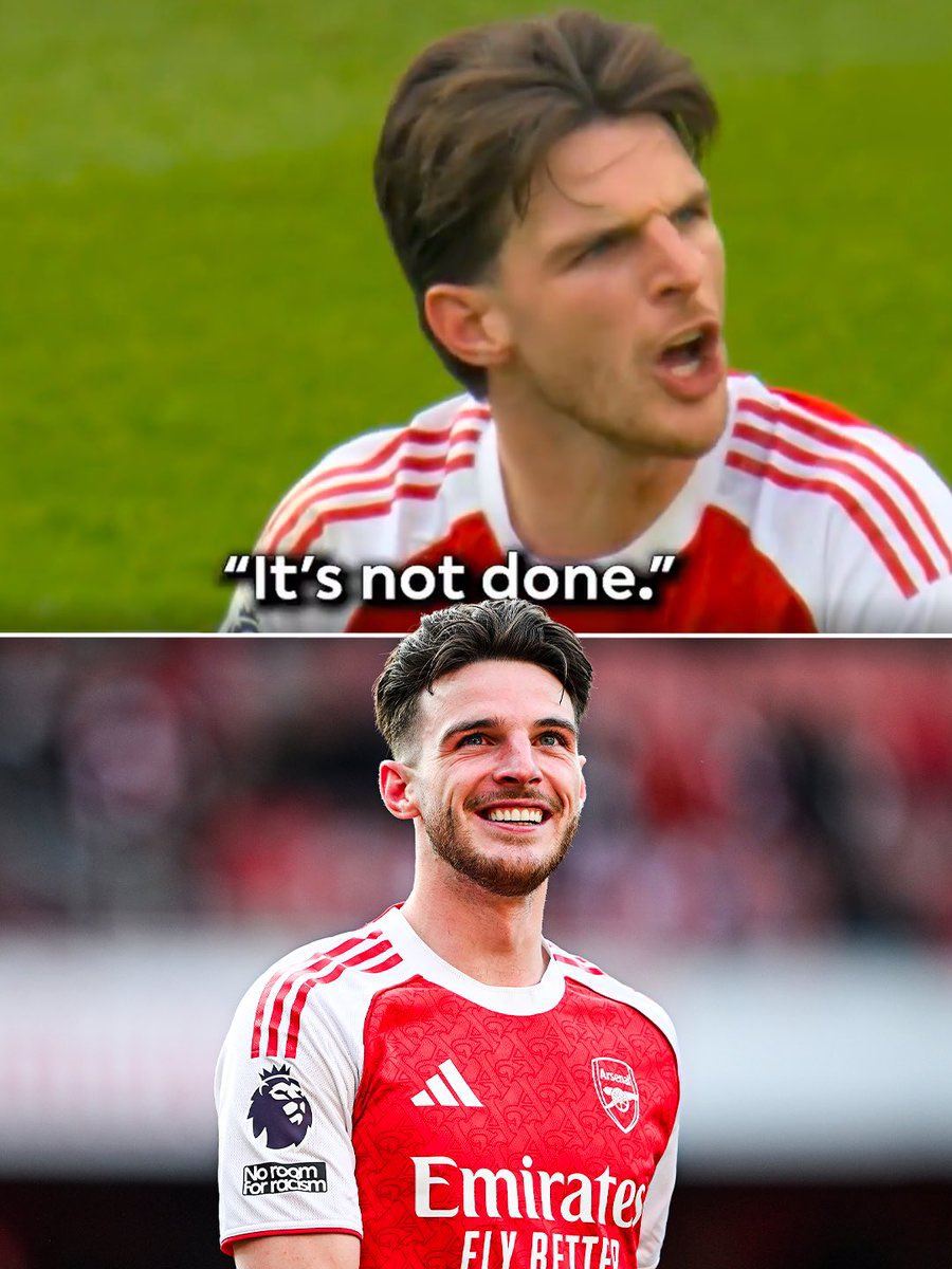 TrendEPL's tweet photo. 🚨🚨🚨 ديكلان رايس بعد الخسارة أمام مانشستر سيتي:

"الأمر لم ينتهِ بعد." 🗣️😤

ـــــ اليوم، أرسنال يتوج بطلاً للبريميرليغ! 🏆🔴

صدق في كلمته.. قولٌ وفعل. 👏🔥 https://t.co/0Z1wZpx8H7