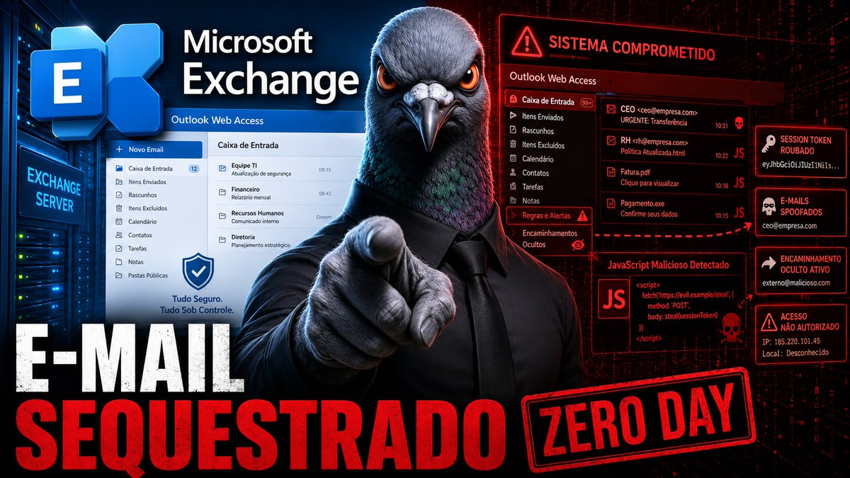 coachdeosasco's tweet photo. Exchange virou porta dos fundos: o e-mail corporativo entrou no modo caos

https://t.co/dxKhqZf0hF

#Cibersegurança #MicrosoftExchange #ZeroDay #OWA #BEC https://t.co/3wyPgILzxI