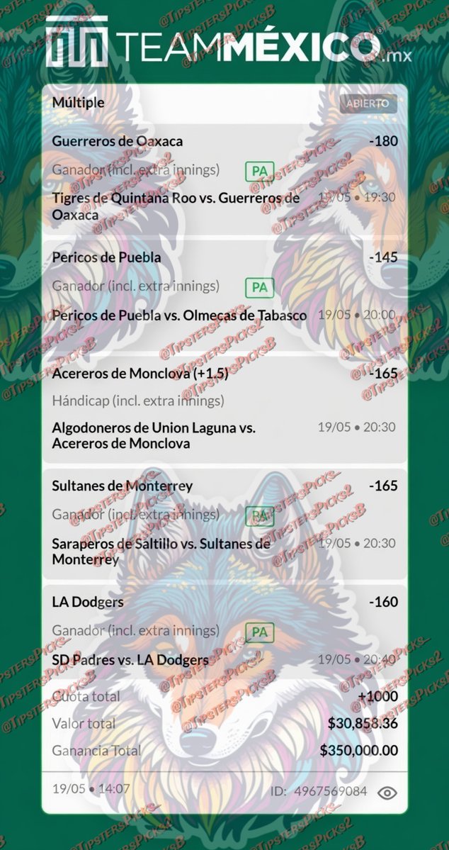 Picks Tipsters Gratis 🎰 (Apuestas) tweet media