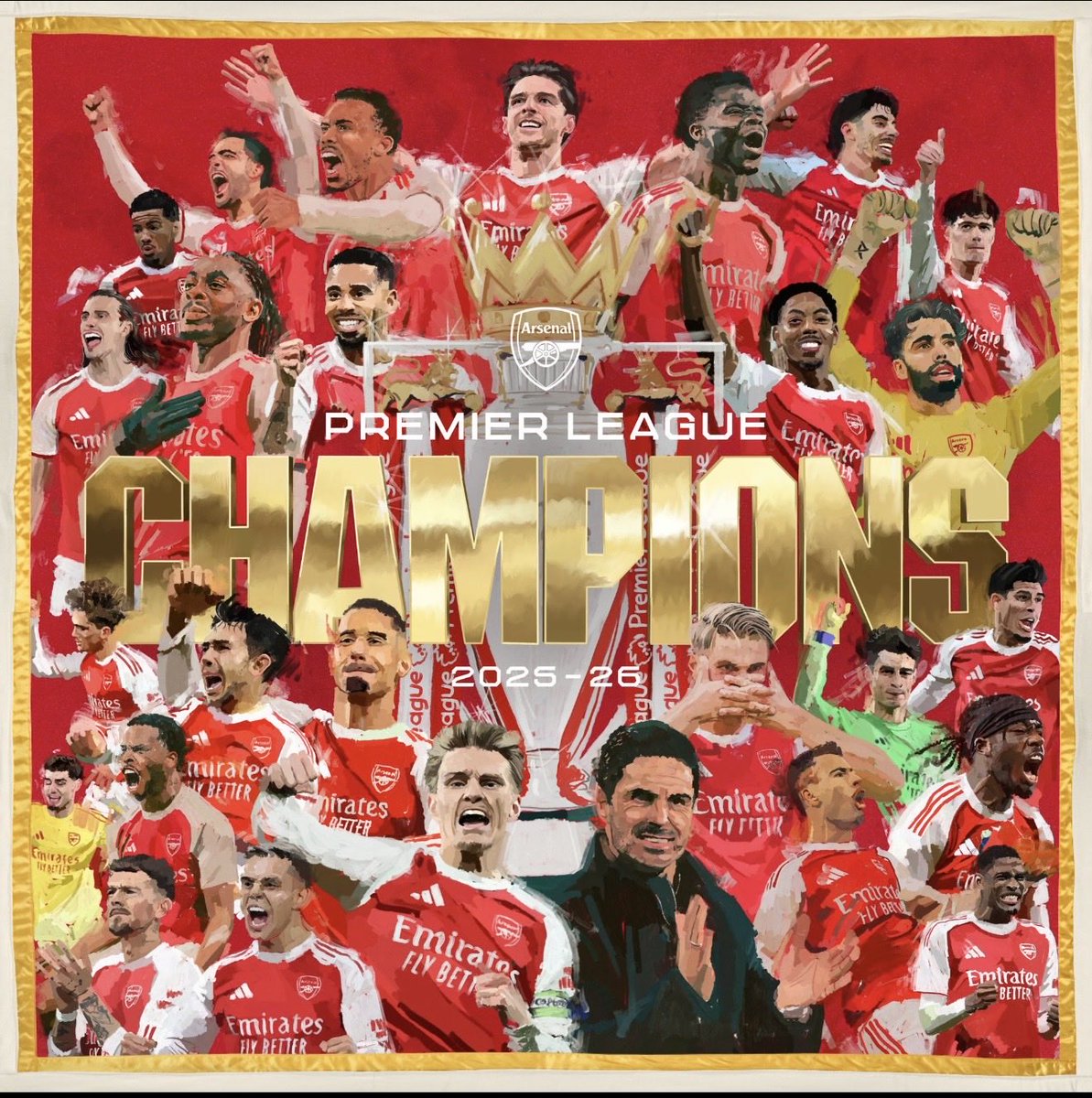 tired1ne's tweet photo. After 22 years of waiting, we win it on my birthday!!!!!! @Arsenal what a gift!!! https://t.co/txdmp5HvN1
