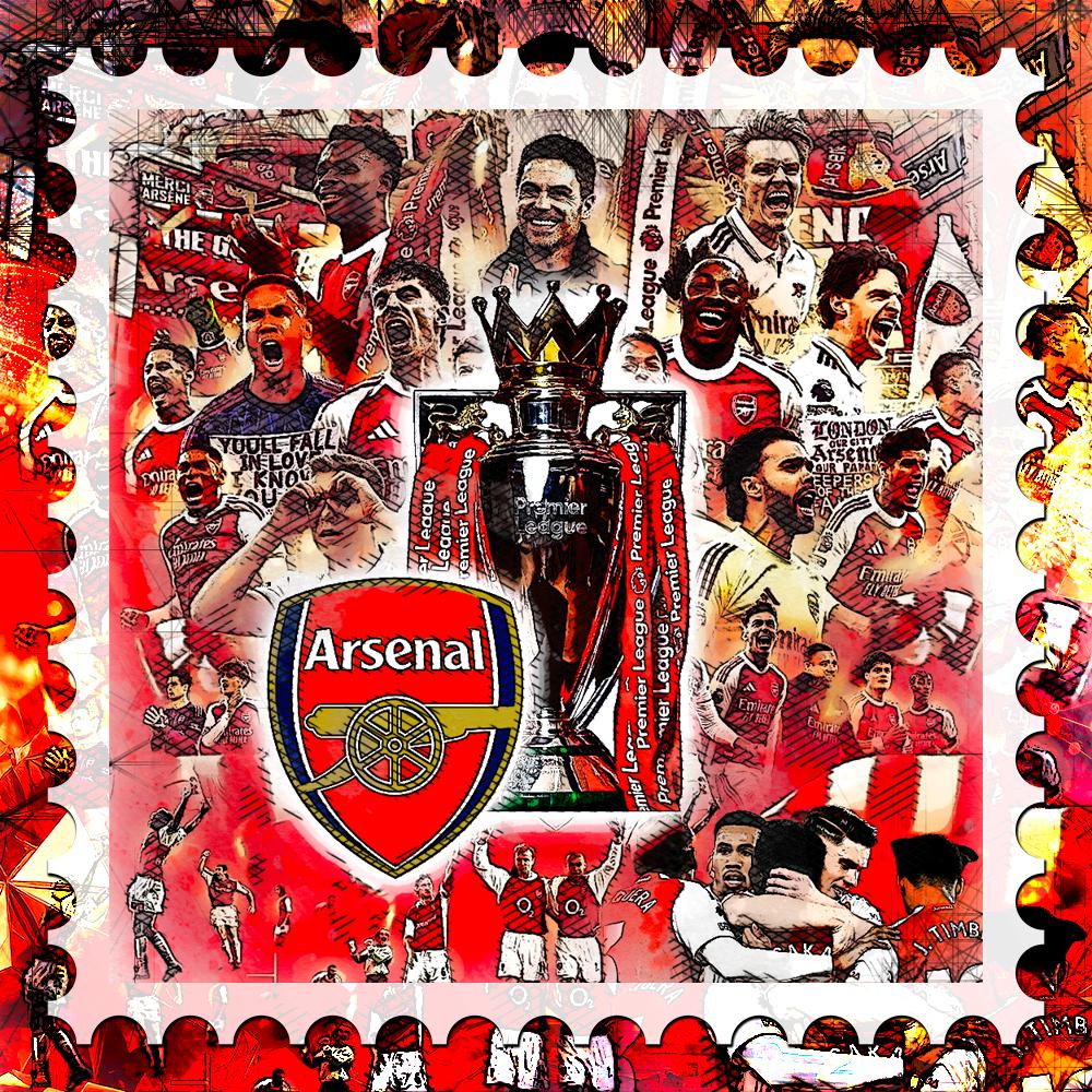 Memo16_NFT's tweet photo. NFT in honor of winning 2026 #PremierLeague by #Arsenal F.C. 
Minted in the day of win. 19 May 2026. https://t.co/gqeNfiBNSt