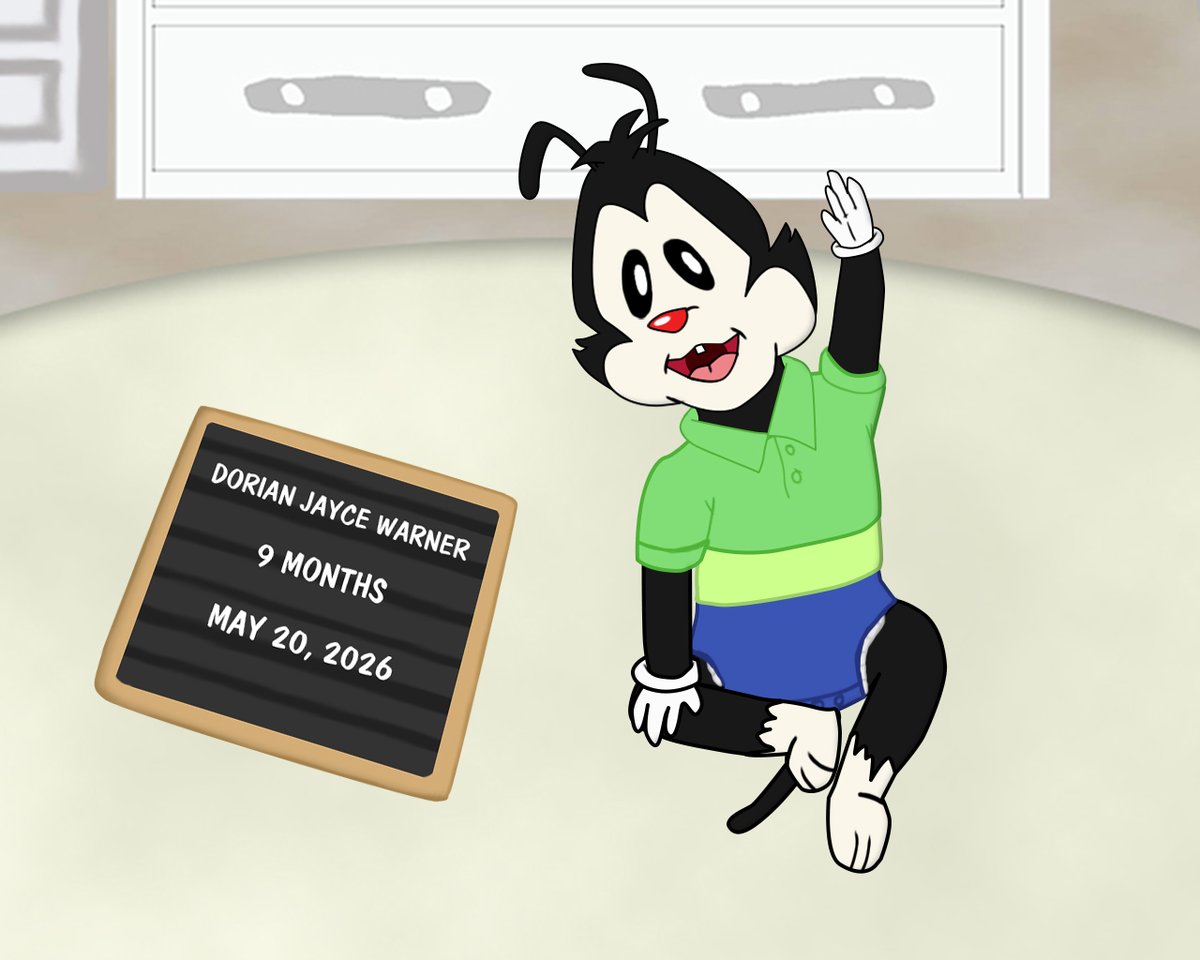 AFangirl216's tweet photo. Felix Warner Jr &amp; Dot Warner's son Dorian Warner is now 9 months old: https://t.co/xxPyhYwE6y

#Animaniacs #animaniacs2020 #WakkoWarner #animaniacsoc #animaniacsocs #animaniacsfanart #animaniacsreboot https://t.co/CTVgQY0sIQ