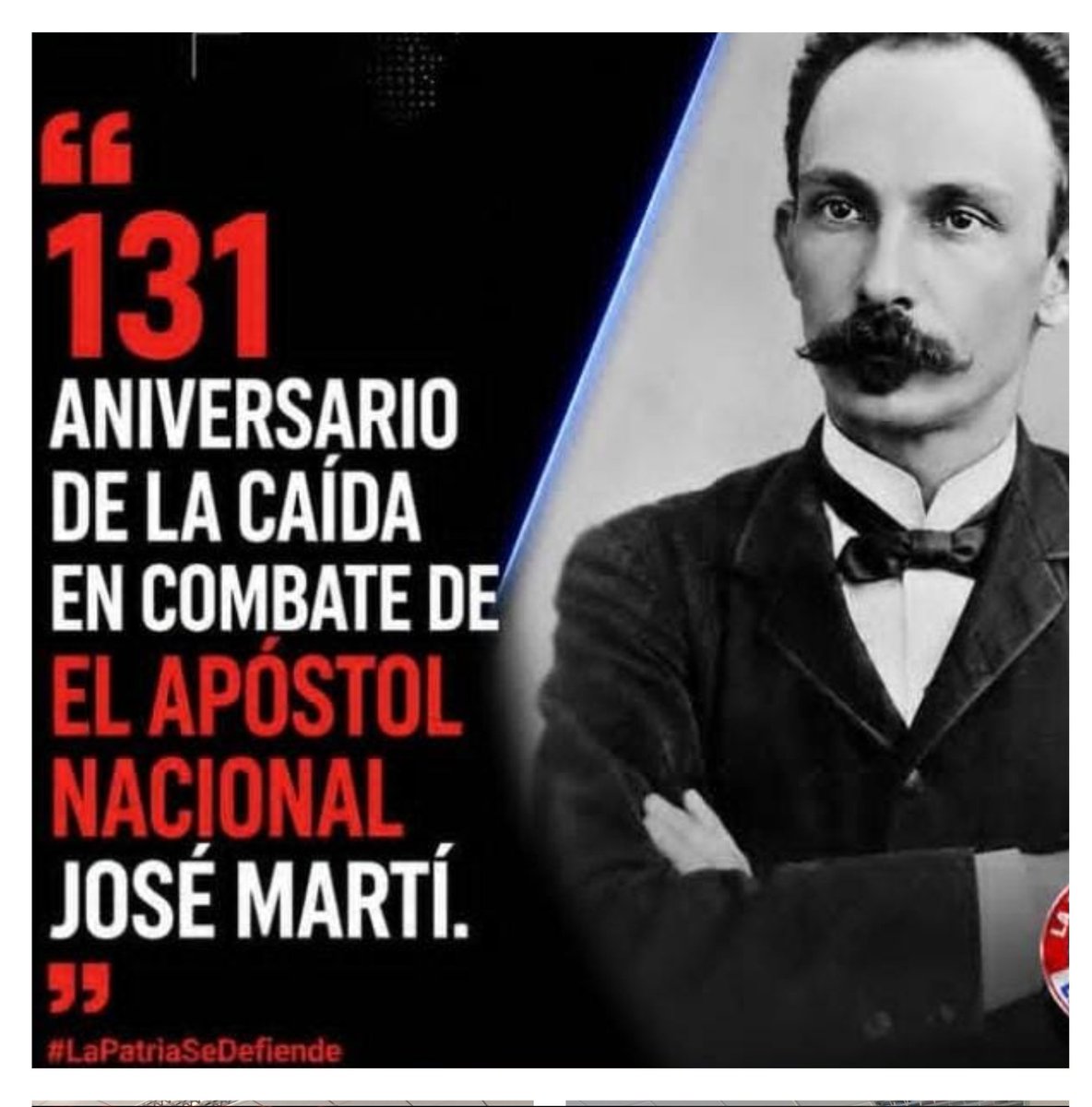 odalmis_sanchez's tweet photo. “Jamás hubo en América,..., asunto que requiera más sensatez, ni pida más unión, que el empeño de impedir que los Estados Unidos se extiendan por las Antillas.”
 #CubaEstáFirme
 #MartíVive https://t.co/nPdRZgAjld