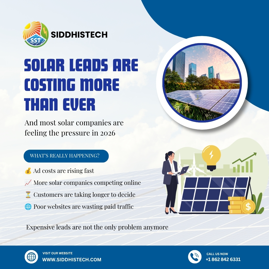 siddhistech's tweet photo. Running solar ads but paying more for fewer results?

👉 Read our blog:
https://t.co/oPETnMyAp7

#SolarLeads #SolarMarketing #LeadGeneration
#SolarBusiness #GoogleAds #DigitalMarketing
#SolarIndustry #SolarGrowth #SiddhisTech https://t.co/5rfavY9oSr