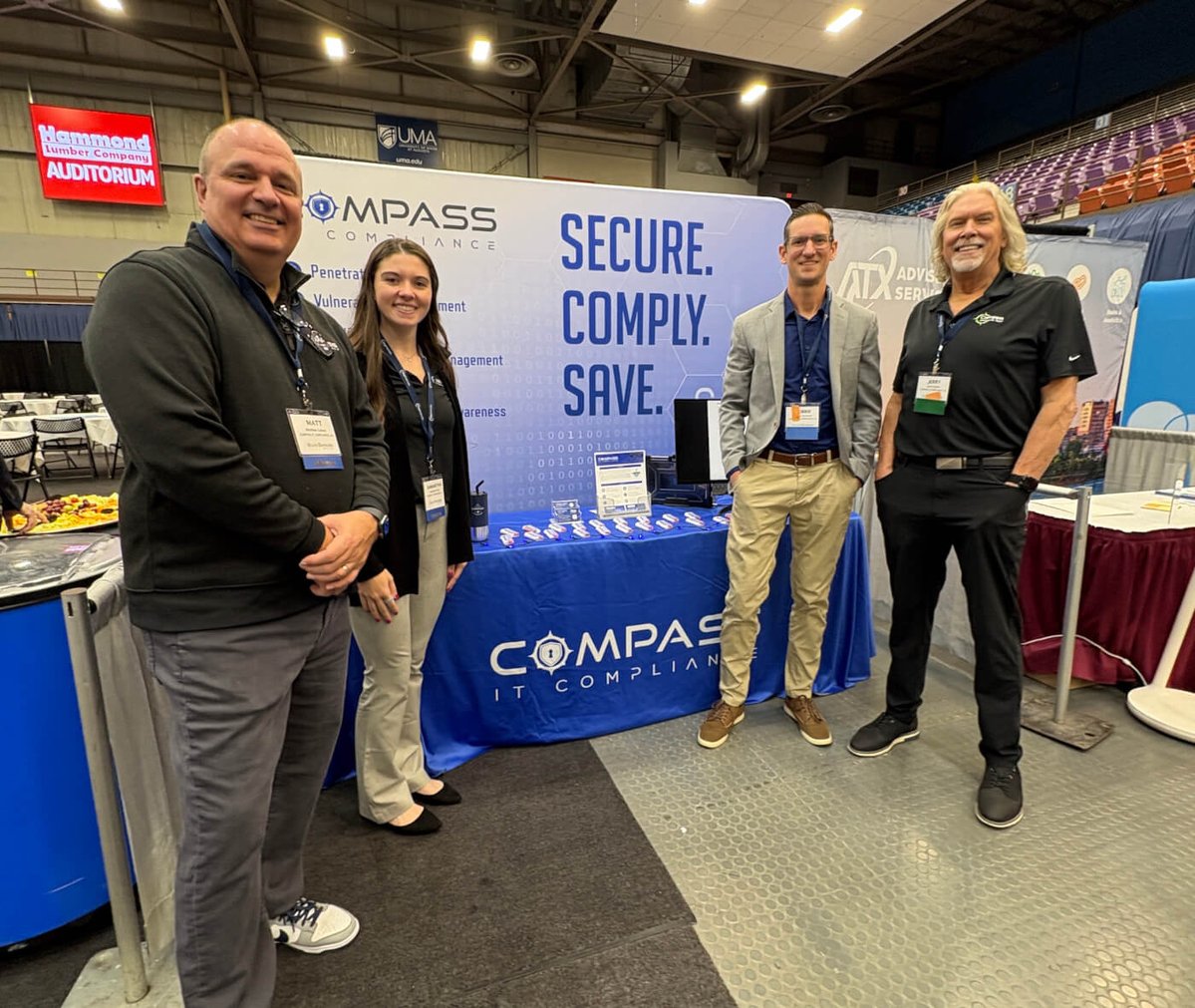CompassITC's tweet photo. A big thank you to the Maine Bankers Association for hosting another fantastic Bank Expo, and to everyone who stopped by our booth to chat with the Compass team. Special shoutout to our Co-Founder Jerry Hughes for sharing his insights on stage. Until next time, Augusta! https://t.co/pzKUjtsJfs