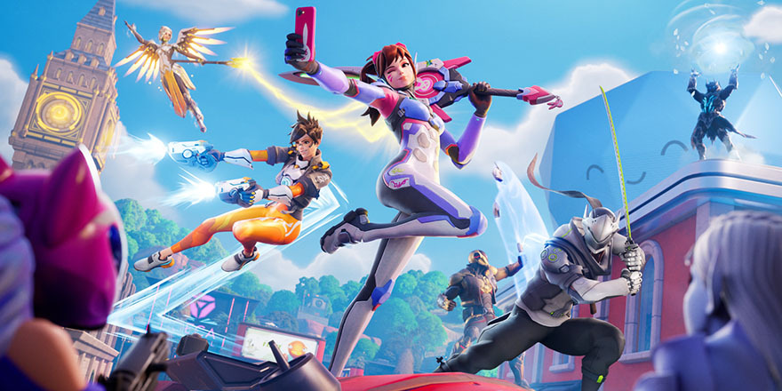 OverwatchLATAM's tweet photo. ¡Los héroes de Overwatch llegan a Fortnite! 💥

Descubre más sobre la llegada de Overwatch en el Acto III, con cambios en la isla, armas, diseños de héroes y recompensas que puedes obtener desde ahora hasta el 4 de junio 💪
📝 https://t.co/4sFUzTTvt8 https://t.co/cPsasScVIM