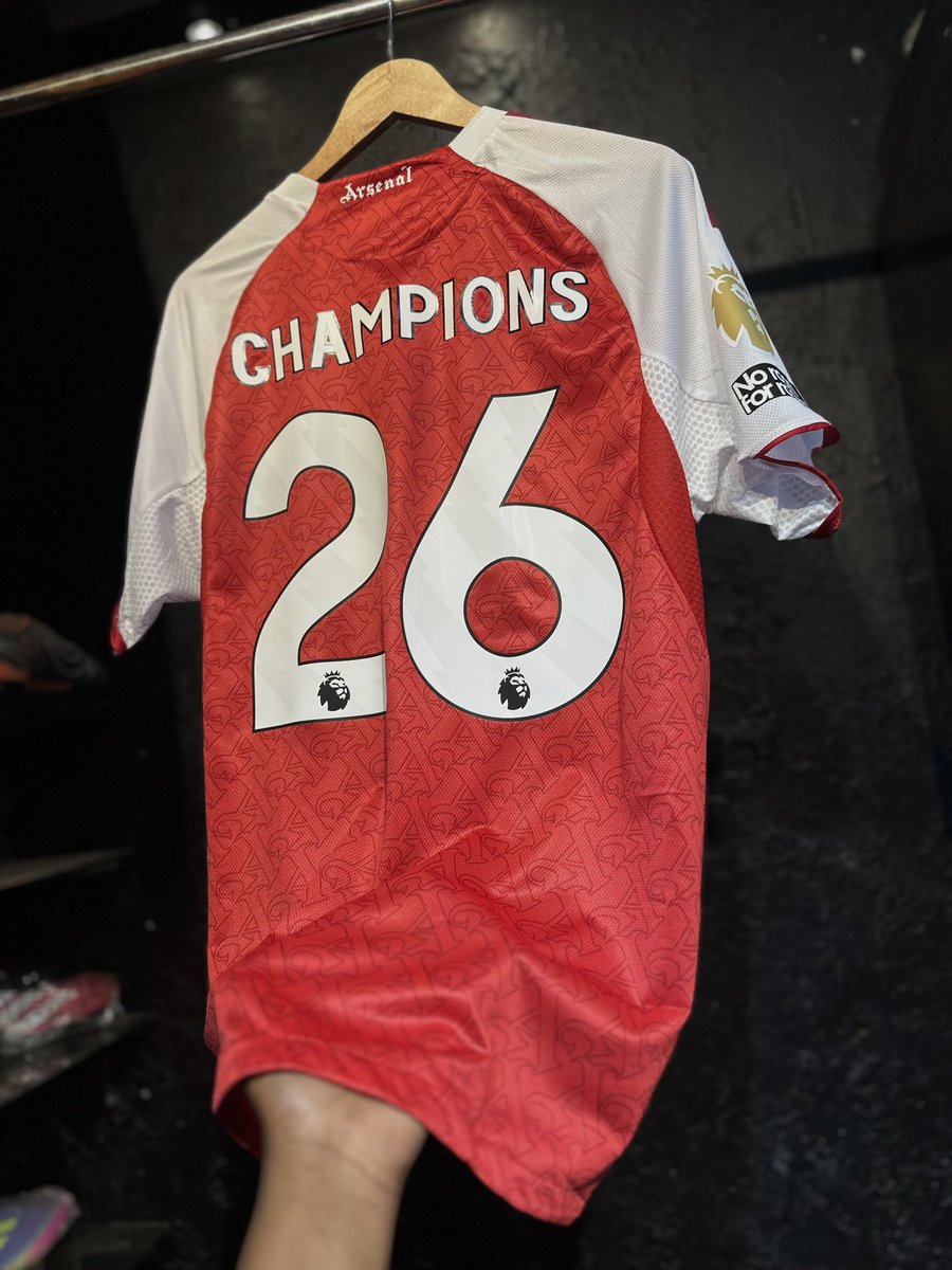Epic_ug's tweet photo. Congratulations to @Arsenal the Gunners
Well deserved…get your self the champions shirt from us https://t.co/CAS9O97Bbu