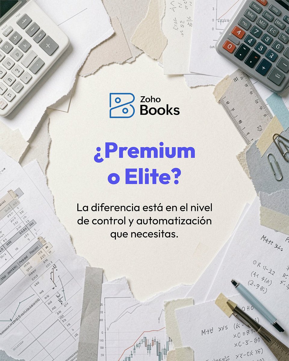 KlamaTech's tweet photo. ¿Premium o Elite? 👀
Zoho Books tiene planes diseñados para distintos tipos y tamaños de empresa, ayudándote a llevar tu contabilidad de forma automatizada y escalable.

¿No sabes cuál se adapta mejor a tu operación? Contáctanos para ayudarte elegir el ideal para tu negocio 🙌 https://t.co/BoKlA8E8N3