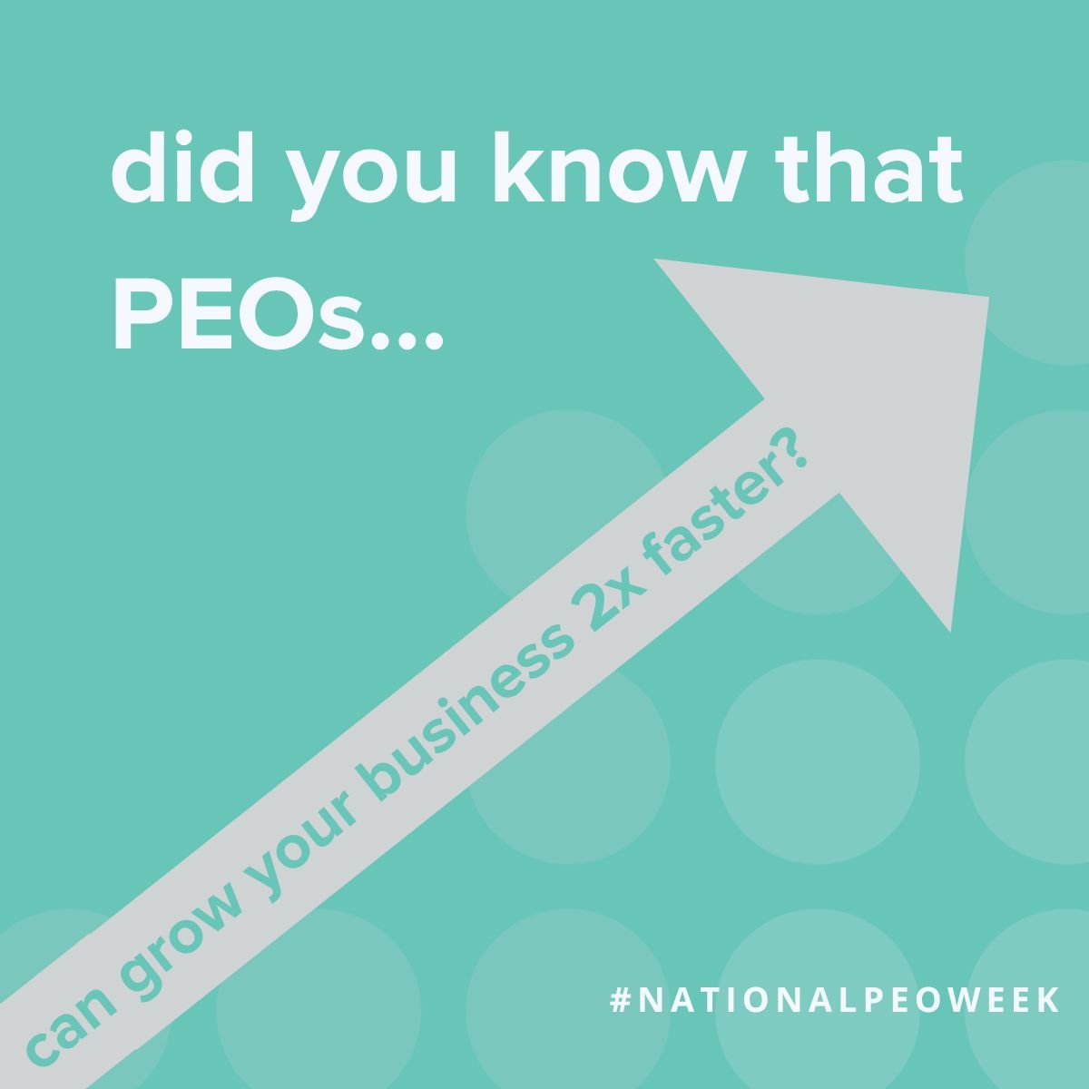 NextepInc's tweet photo. It's National PEO Week! Nextep supports small businesses by bolstering job creation and retention, expanding access to high-quality benefits and workforce technology, and delivering payroll processing, risk management and regulatory compliance assistance. #NationalPEOWeek https://t.co/JjQG9y4hUk