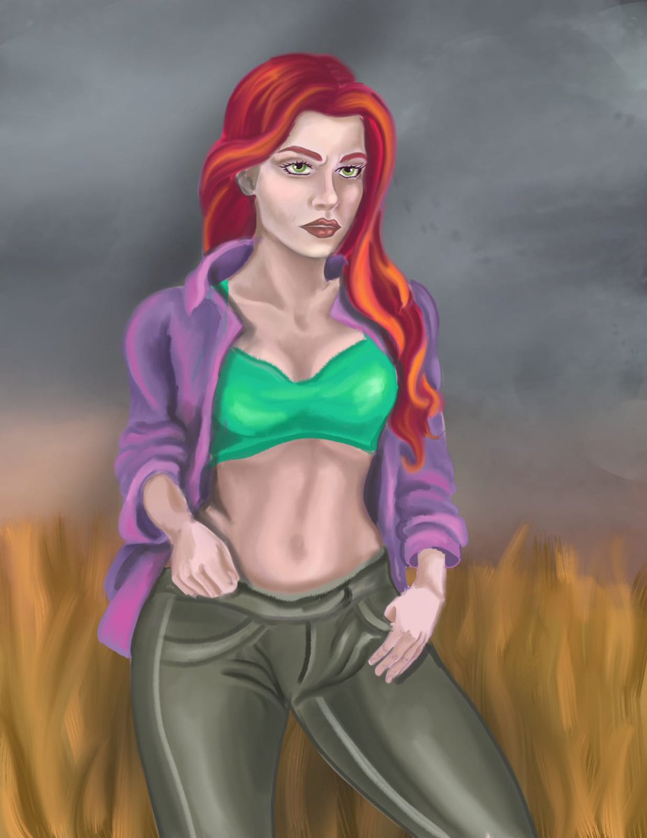 MermaidPerlas's tweet photo. I drew #JessieBannon from an old 90s show #JohnnyQuest https://t.co/DZ6exmqO5o