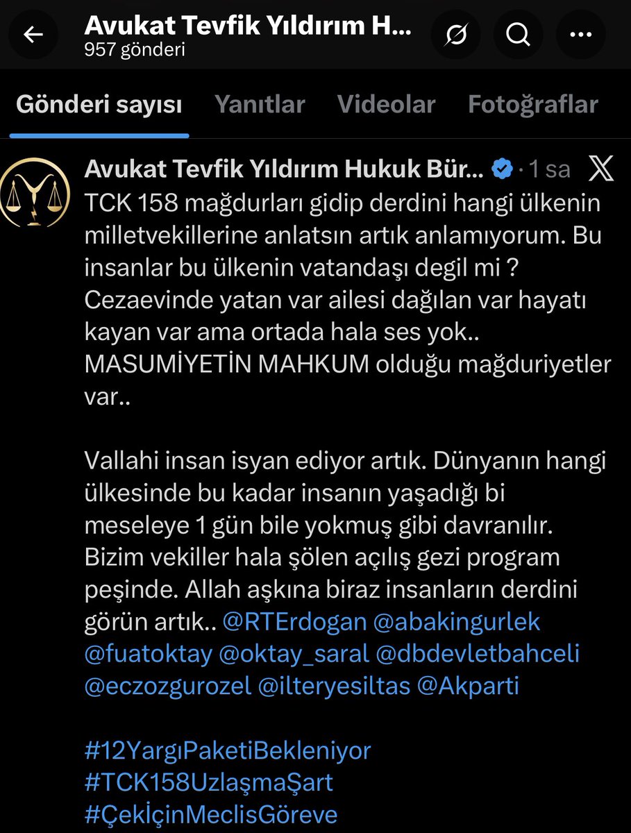 Fahri kara Tck 158 magduru tweet media