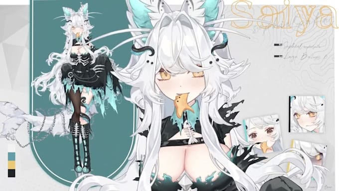 sofia_vtuber_'s tweet photo. High-quality VTuber rigging for expressive streaming ✨ #modeステーション #VTuber強運王2026 #vtuberグッズ宇宙から無重力生配信 https://t.co/xHG42xnmH2
